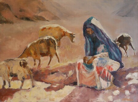 Shepherdess in the Sinai